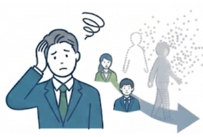 人材ロストに関するイラスト